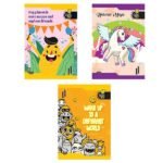 Overjoy Premium Notebooks Hindi English Maths Super Combo (Pack of 3)