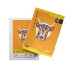 Overjoy Premium Notebook Ethnic Animal Art Single Line