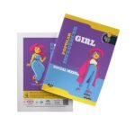 Overjoy Premium Notebook Girl Blogger Social Media Influencer Four Line-Interleaf