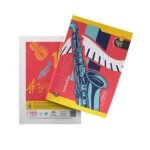 Overjoy Premium Notebook Music Festival Single Line-Interleaf