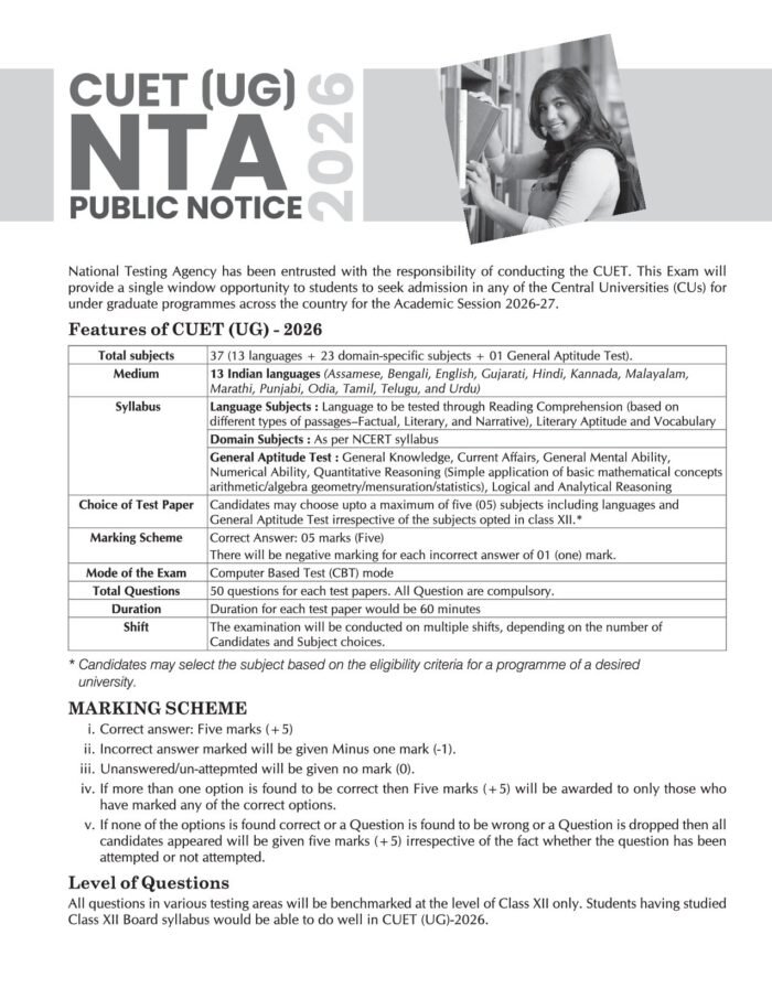NTA CUET (UG) B.A. Entrance Exam 2026–27All in One Guide (English Medium) - Image 3