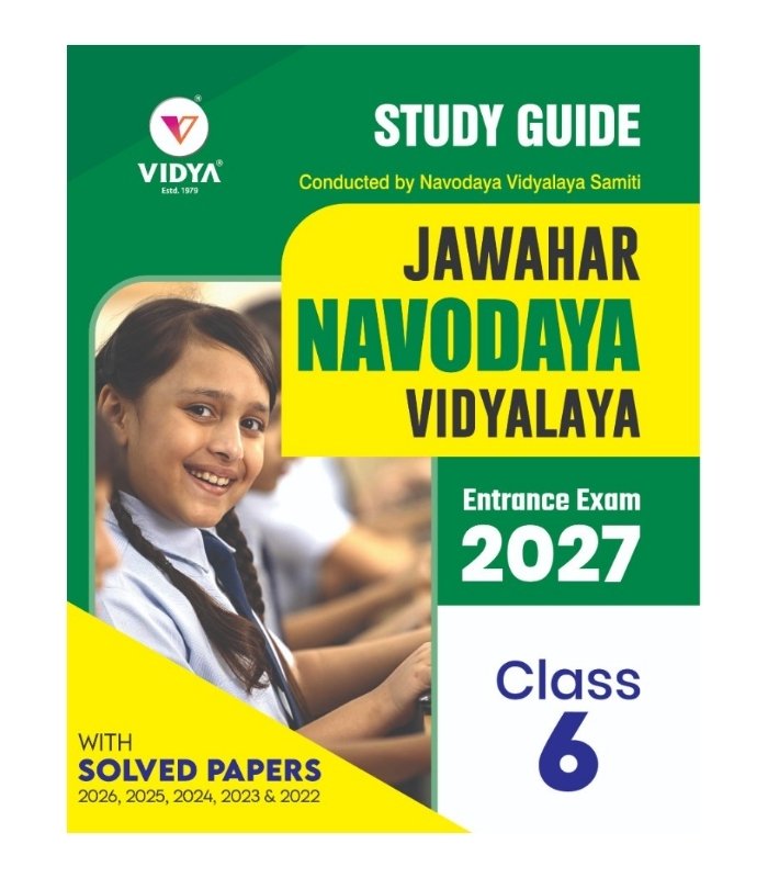 R171 Jawahar Navodaya Vidyalaya Entrance Exam 2027 – Study Guide with Solved Papers | Class 6 - Image 1