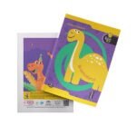Overjoy Premium Notebook Dinosour Collection Brontosaurus Four Line