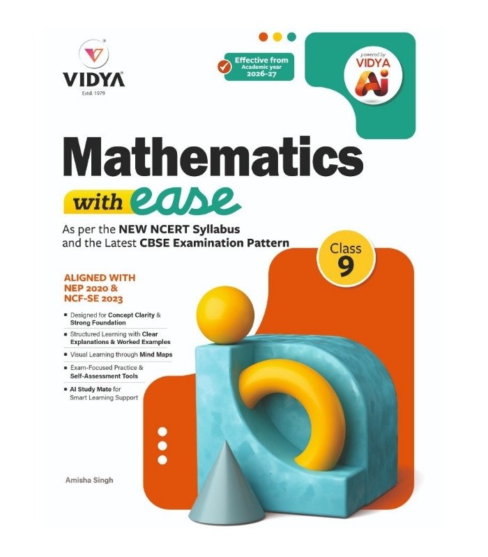 H156 Mathematics with Ease Class 9 (CBSE) – NEP 2020 & NCF-SE 2023 Aligned - Image 1